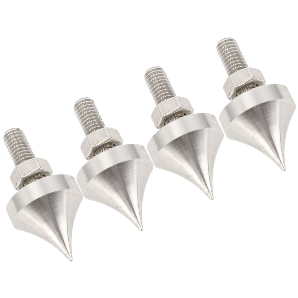 Hifi Speaker Spike Shockproof Stainless Steel Speaker Isolation Feet Spikes For Amplifier Cd Dvd Player 4Pcs M10 3061314161723