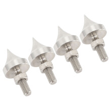 HiFi-Lautsprecher-Spikes 4 Stück M6 40x20mm Silber
