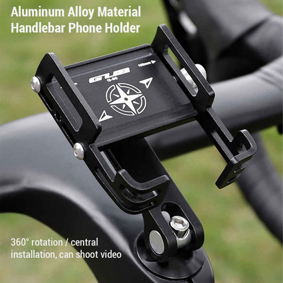 Bike Phone Mount Aluminum Alloy Phone Holder 360 Degree Rotation Bike Accessories For Your Cycle Exploration 4191314167780