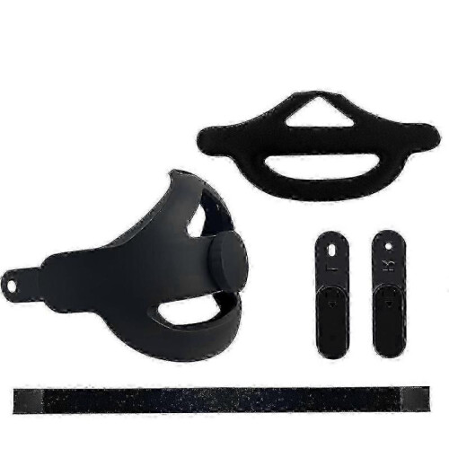 VR Headset Strap for 3 Adjustable Enhanced Head Cushion Wearing Head Strap for 3-Black) 1