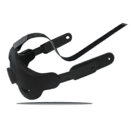 VR Headset Strap for 3 Adjustable Enhanced Head Cushion Wearing Head Strap for 3-Black)