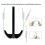 VR Headset Strap for 3 Adjustable Enhanced Head Cushion Wearing Head Strap for 3-Black) 4