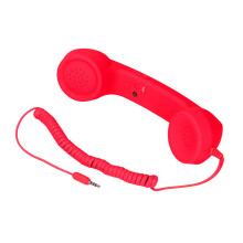 Retro Telefonhörer Rot ABS Kabellos Klarer Klang