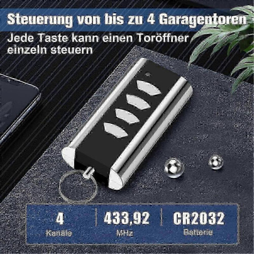 Remote Control for Entrematic RCU 433-4K, 2 Pcs) 2