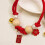 Kampferholz-Floh-Läuse-Halsband - Rot, Größe M 3