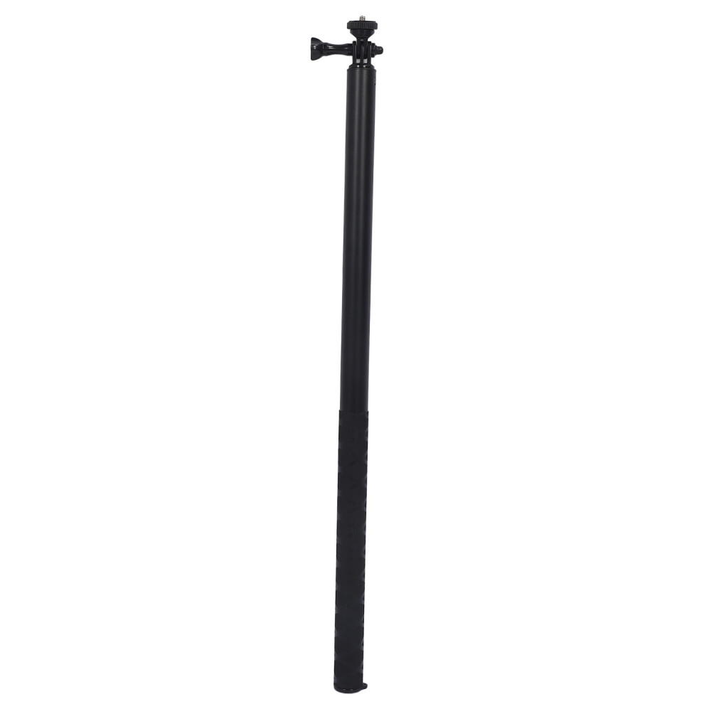 Action Camera Selfie Stick 100 Inch 5 Section Aluminum Alloy Extendable Camera Selfie Extension Pole With 1/4 Inch Screw For Insta360 9361314181696