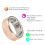 Smart Health Ring 18 mAh, Ringgröße 23, Edelstahl 5