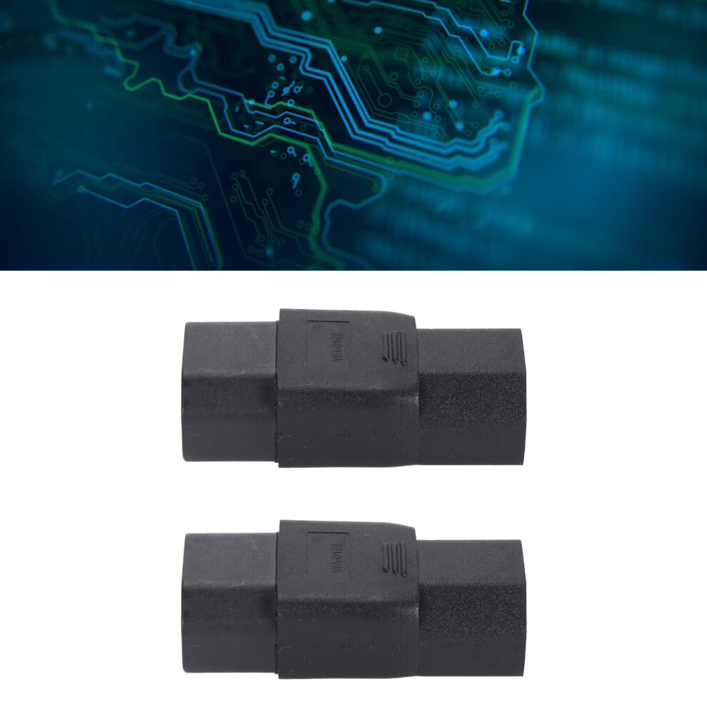 2Pcs Iec320 C14 To Iec320 C21 Power Adapter Iec320 C14 To C21 Pdu Ups Extension Power Plug Adapter 10Â15A 125Â250V 9321314182536