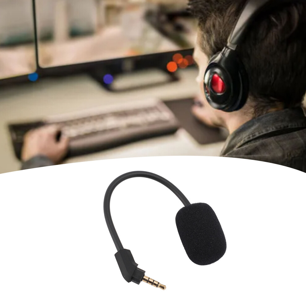 Replacement Headset Microphone Noise Cancelling 3.5Mm Detachable Gaming Headphone Mic For Kingston Hyperx Cloud Revolver 4001314182501