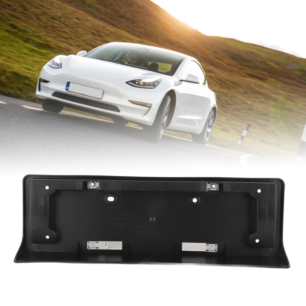 Front License Plate Holder 1096834Â00ÂB Stable Support License Plate Bracket Replacement For Tesla Model 3 2017 To 2023 7901314186073
