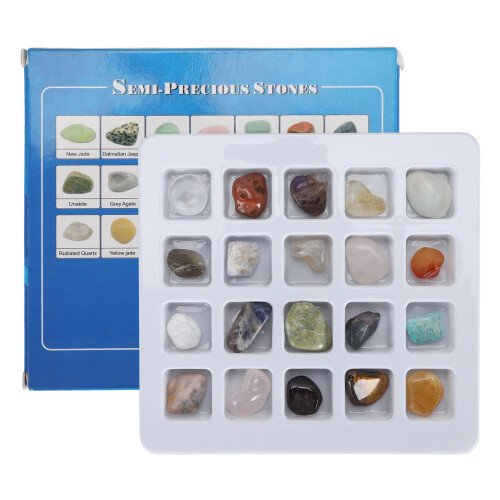 Gesteins-Sammelkit 20 Stück gemischte Farben Set 3 1