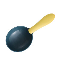Futterlöffel für Haustiere, tragbar, Verschlussclip, ergonomisch