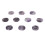 10-teiliges Runenstein-Set, Lapislazuli, Größenvariante 5
