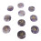 10-teiliges Runenstein-Set, Lapislazuli, Größenvariante 10
