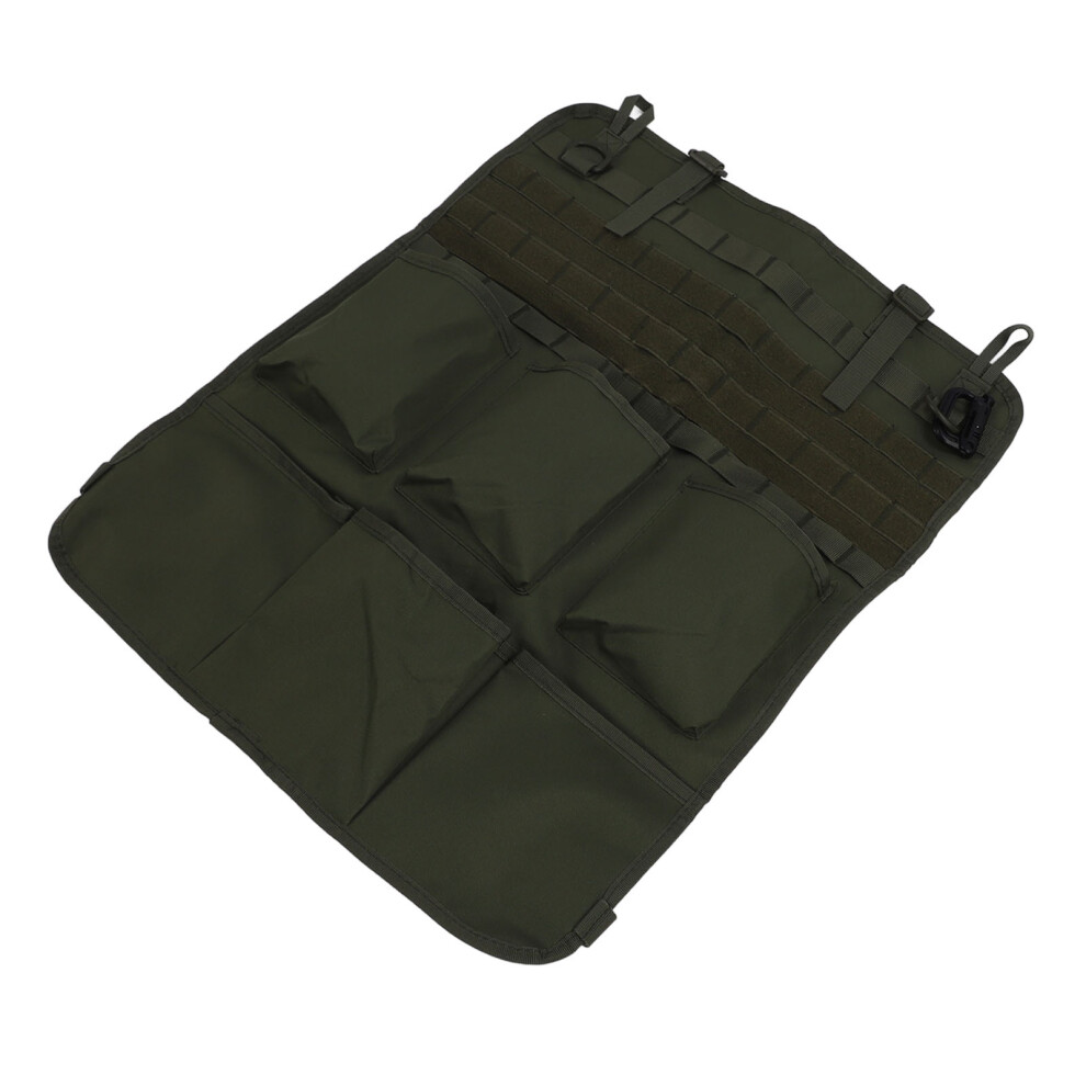Car Back Seat Storage Bag Multifunctional Nylon Lightweight Optimizing Space Car Backseat Storage Pockets For Travel Od Green 4611314190071