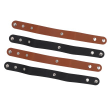 Lederpeitschenholster 4 Stück Schwarz Braun Handgefertigt 13,8 cm für Reiten