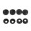 8pcs Fasteners Caps License Plate Frame Screw Nut Covers Adapter Banmo 11