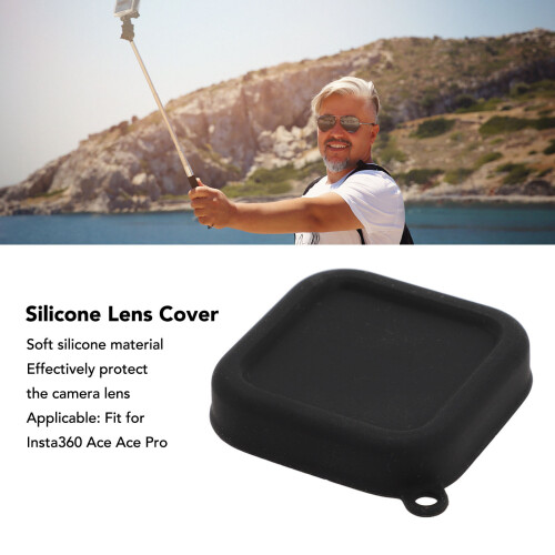 Silikon-Objektivdeckel für Ace Ace Pro Schwarz staubdicht 2
