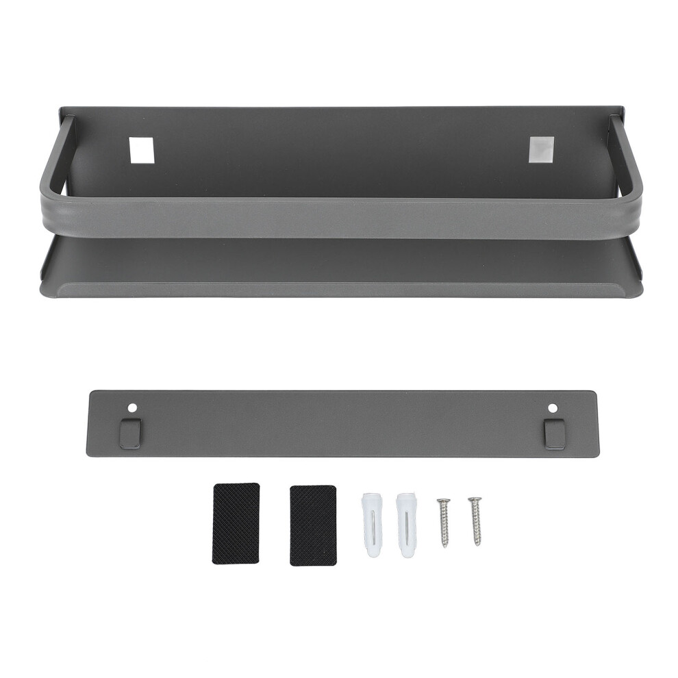 Bathroom Rack Muti Purpose Floating Shelves Wall Mounted Wall Storage Shelves For Bedroom Living Room Bathroom Kitchen 30Cm / 11.8In 4681314193686