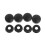 8pcs Fasteners Caps License Plate Frame Screw Nut Covers Adapter Banmo 1