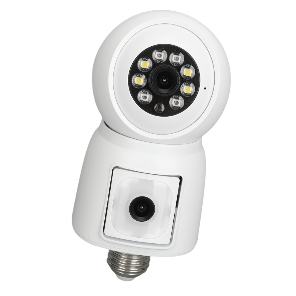 Bulb Camera Outdoor Ip63 Waterproof 3Mp 2K Wireless Smart Wifi With Motion Alarm Tracking Color Night Viewing Light