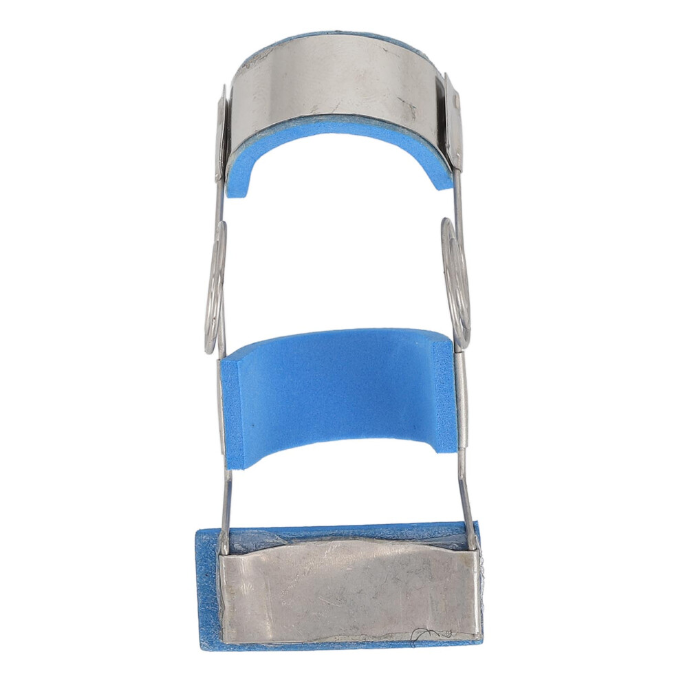 Blue Finger Extension Splint Training Device Adjustable Coil Spring Finger Joint Correcting Straightening Fixation Splint S
