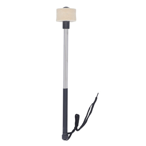 Drumstick aus Filzwolle mit Edelstahlgriff 1