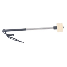 Wool Felt Head Drumstick Stainless Steel Handle Non Slip Soft Felt Timpani Mallet