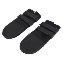 2er-Pack Gummi-Pfotenprotektoren XXL Hundeschuhe schwarz