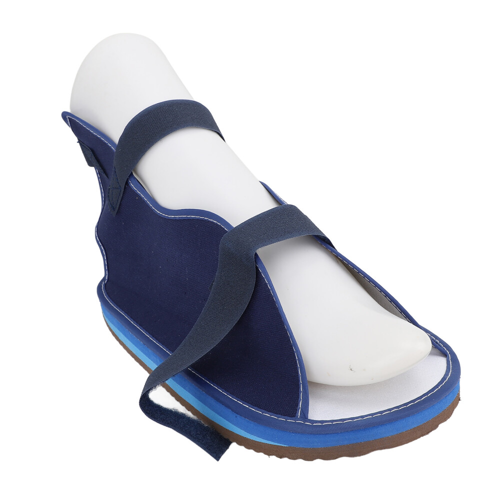 Plaster Cast Shoes Thick Soled Open Toe Heel Broken Foot Cast Boots for Postoperative Recovery L: Inside Length 30cm / 11.8in