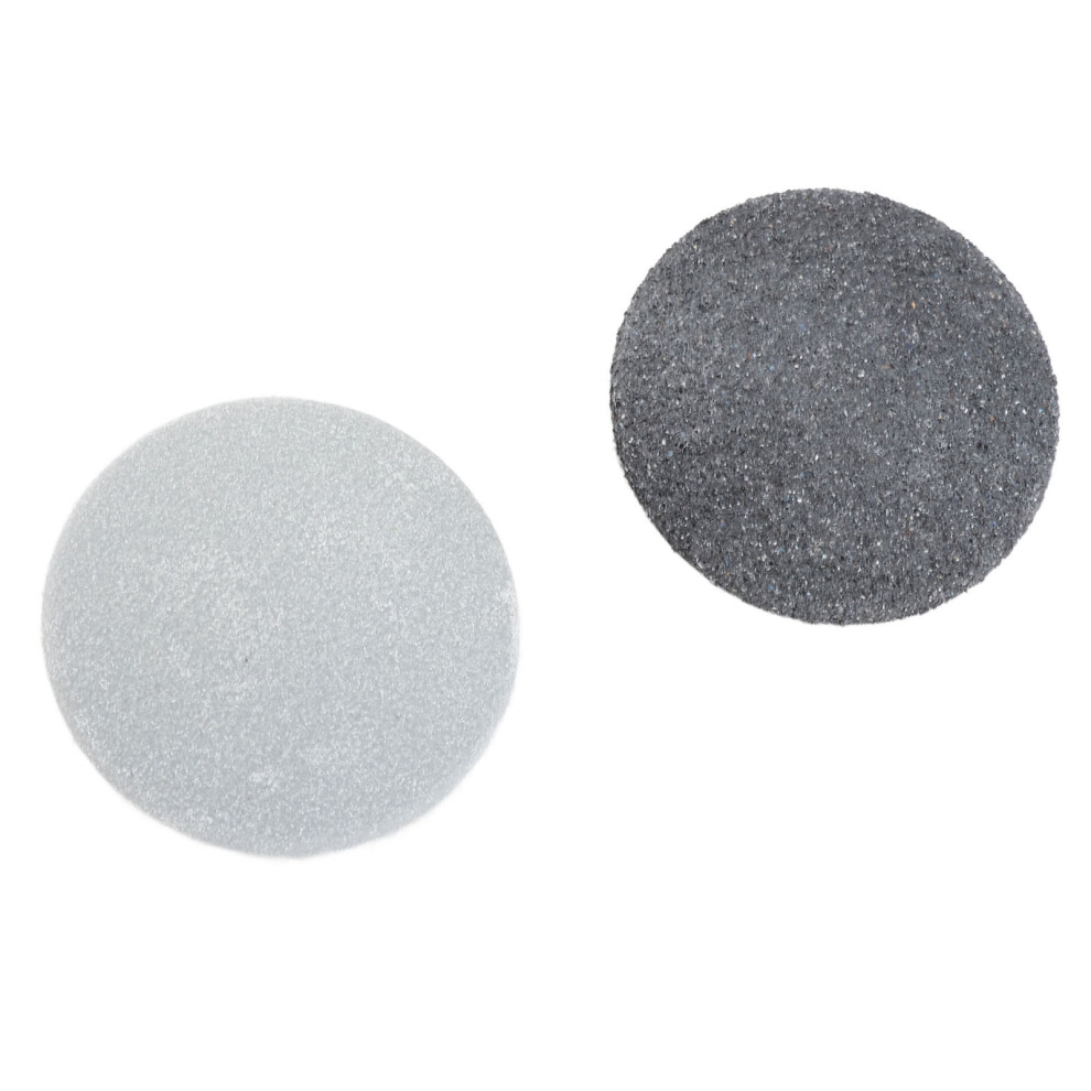 10PCS Electric Foot Grinder Heads Callus Remover Sanding Disc Exfoliating Sandpaper Disk Black Offwhite