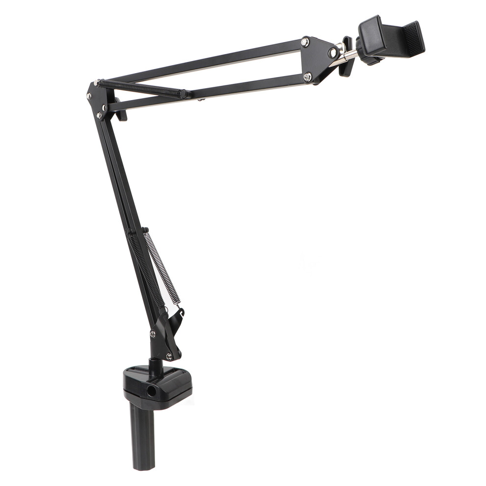 Overhead Video Stand Phone Holder Articulating Arm Phone Mount Supports Smartphones Up To 6.8 Inches 360 Degree Rotation 5091314211683