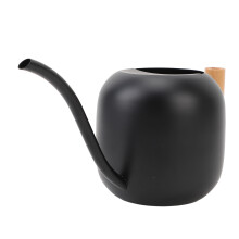 Gießkanne für den Innenbereich 1.2L schwarz 30x15cm Holzgriff