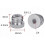 1/4 "to 5/8 Thread Adapter for Laser Rangefinder 2