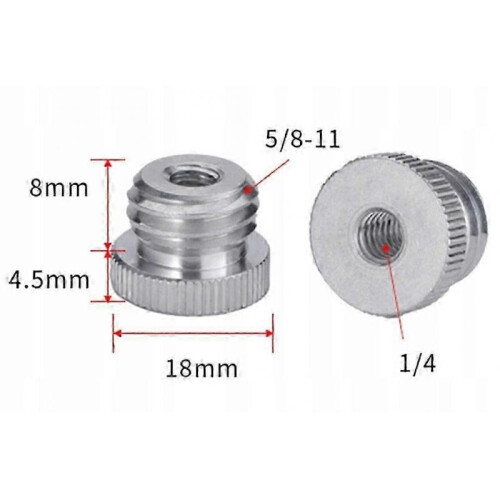 1/4 "to 5/8 Thread Adapter for Laser Rangefinder 1