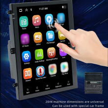9.7in Wireless BT Carplay Vertical Screen Car Navigation WiFi Real Time Navigation All-in-One Machine Mobilephone Connection Car Multimedia