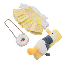 Kleidung für Enten-Plüschpuppe 30 cm Baumwolle DIY Kleiderset