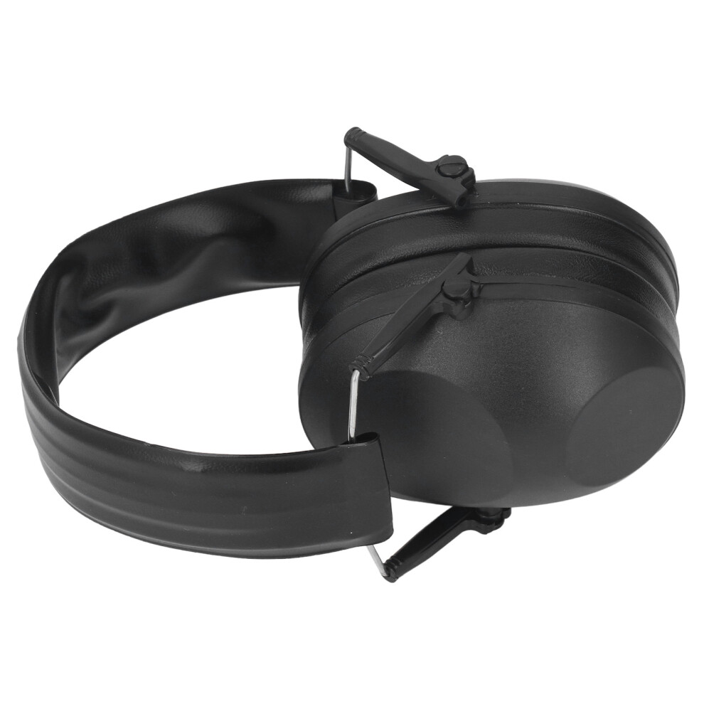 Noise Reduction Safety Ear Muffs Hearing Protection Earmuffs Foldable Sound Protection Headphones Comfortable Ear Defenders Black 4121314214979