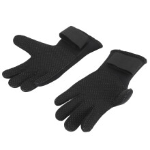1 Paar schwarze 5-mm-Neopren-Taucherhandschuhe (S-XL)
