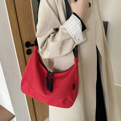 Rote Messengertasche 30.5x21x10cm Polyester Einheitsgröße