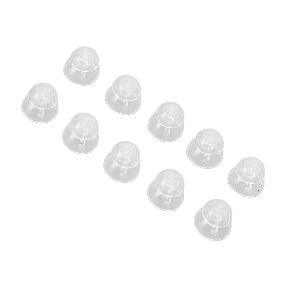 10 Pcs Sound Amplifier Dome Soft Silicone Anti Static Dual Layer Closed Sound Aid Tips 8mm/0.31in