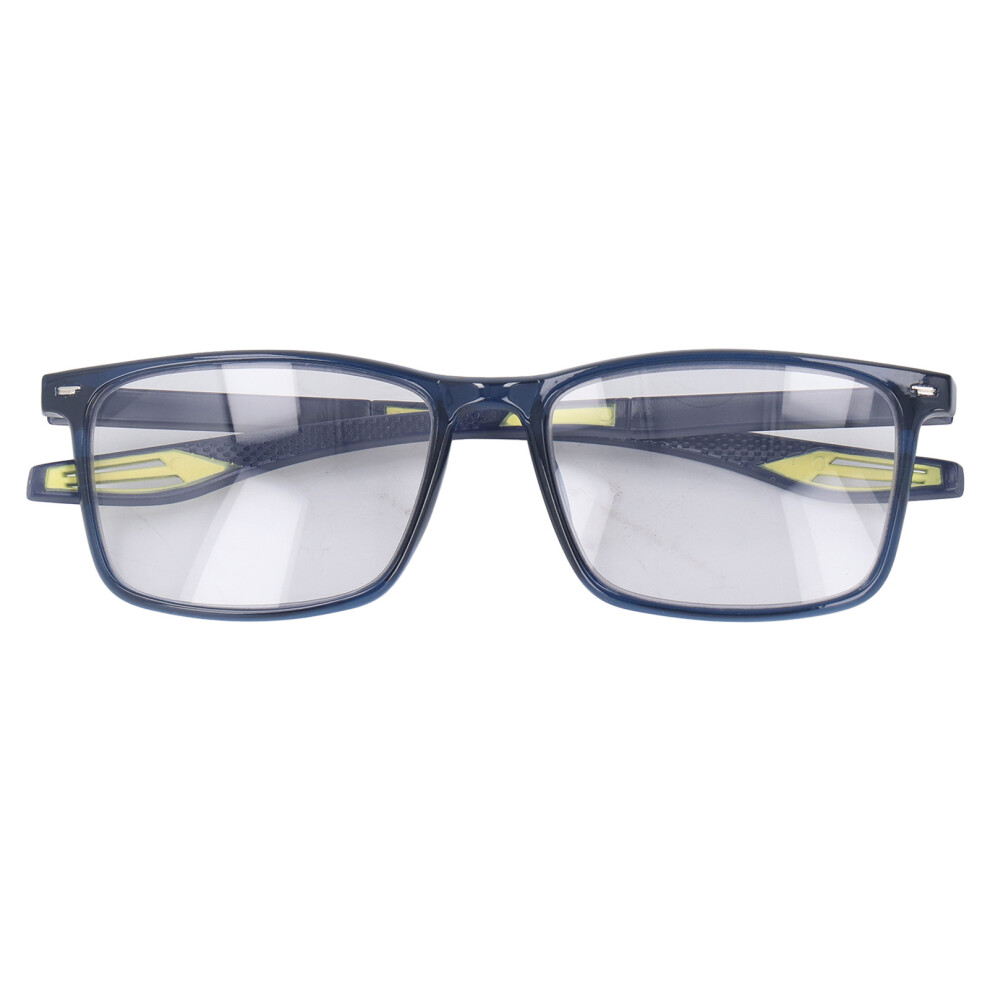 Presbyopia Glasses Multifocus Blocking Nearsighted And Farsighted Dual Use Reading Glasses +150 Frame Blue/Light