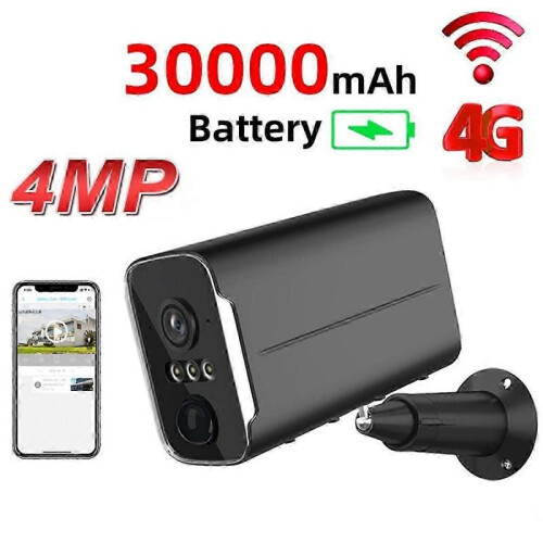 4G SIM Battery Powered Security Spotlight Camera Floodlight Camera 1