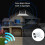 4G SIM Battery Powered Security Spotlight Camera Floodlight Camera 4