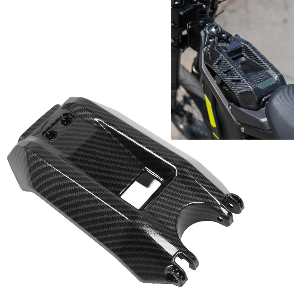 Electric Dirt Bike Battery Cover Carbon Fiber Pattern Battery Protector Replacement For SurâRon Bee X S Light 8721314227281