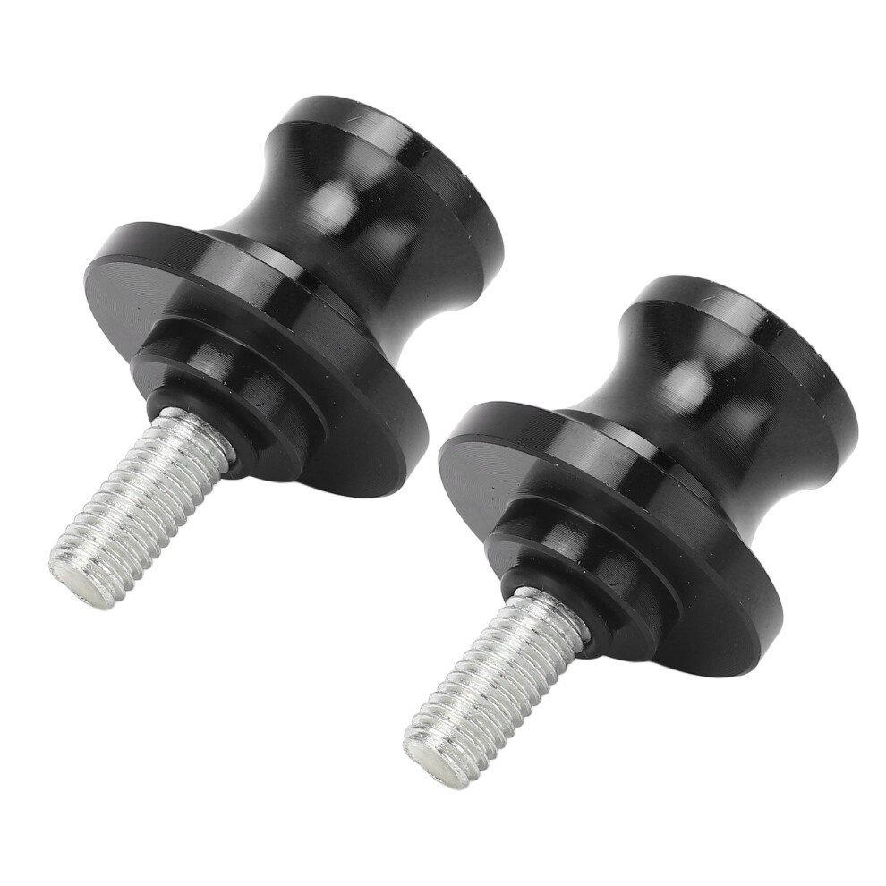 1 Pair Motorcycle Swing Arm Spool Cnc High Strength Universal M8 Swingarm Stand Screw For Z900 Zx10r Zx6r Black 4951314227415