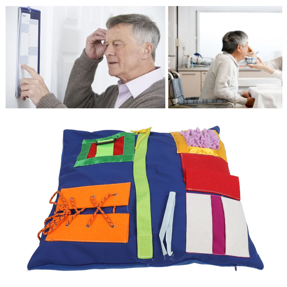 Dementia Pillow Calming Comforting Reduce Memory Loss Sensory Activity Pillow for The Elderly