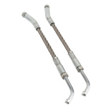 2PCS Ice Scratchers Kit 1201 DF Universal Snowmobile Ice Scrapers Set for Snowmobiles Track Heights 2‑ 1/2in Right and Left