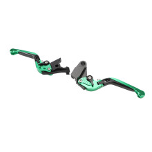 Grüner CNC 6061 Aluminium faltbarer Kupplungshebel Z900