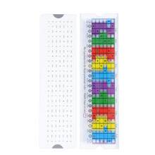 Gitarren-Pentatonisches Schiebelineal, Mehrfarbiges PVC
